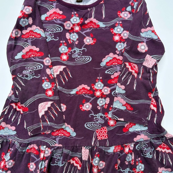 Lot of 3 Tea Collection Dresses and matching leggings, size 3 Girls - Picture 8 of 9